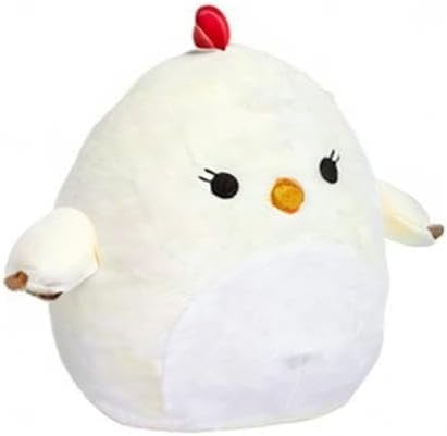 Squishmallow Official Kellytoy Plush Collectible Farm Squad Squishy Soft Animals (Charity Chicken, 8 Inch)