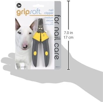 JW Pet Company Gripsoft Deluxe Nail Clipper for Dogs, Medium