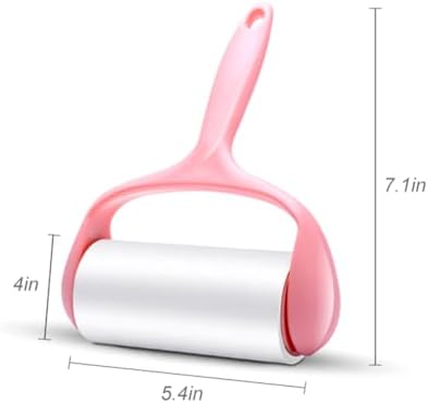 Lint Roller, Pet Hair Roller, 4 Refills Hair Remover Kit,Lint Brush