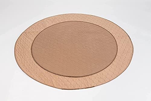 EZwhelp Reusable Dog Pee Pad, Washable Waterproof Round 60 in Mat, 1 Pack