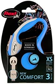 Flexi - CF00T3-251 -Bl -20 - Leave for Dog - Board of Cat - New Comfort XS Tape 3 m, Blue