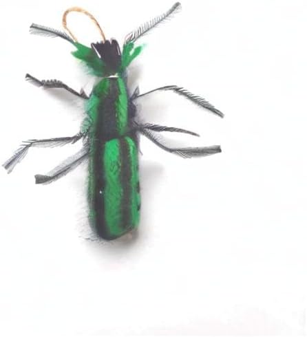 2 Inch Handmade Cat Toy Teaser Beetle (1, Green, Refill Only)