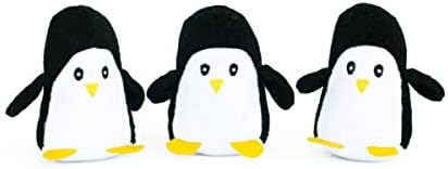 ZippyPaws ZP892 Miniz 3 Pack Penguins Squeak Toy