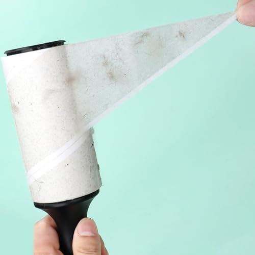 4.6 inch Giant Roller Refill for Evercare All-Purpose Giant Lint Rollers and T Handle Lint Roller 90 Sheets Each Refill, 4 Pack, 360 Sheets Total