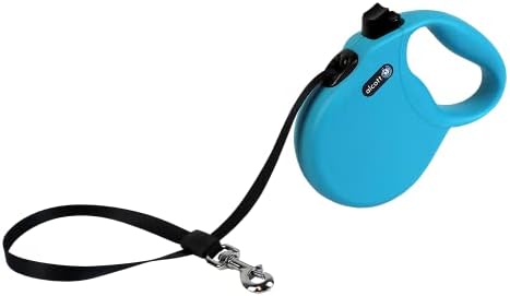 Alcott Wanderer Retractable Leash, Medium, Blue