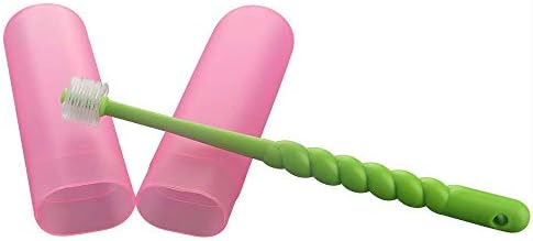 VTurboWay 2 Pcs 360-Degree Pet Toothbrush for Puppy, Small Dog and Cat, Colors May Vary
