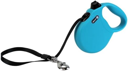 Alcott Wanderer Retractable Leash, Large, Blue