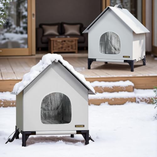 Outdoor Cat House Outdoor Cat House Weatherproof for Indoor and Outdoor Use Insulated and Weatherproof,Waterproof Shelter for Small/Medium Cats