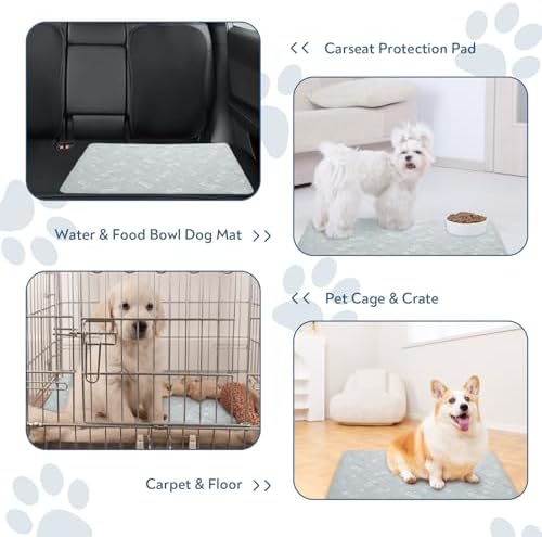 Washable Pee Pads for Dogs, 2 Pack Reusable Puppy Pads 19" x 30"
