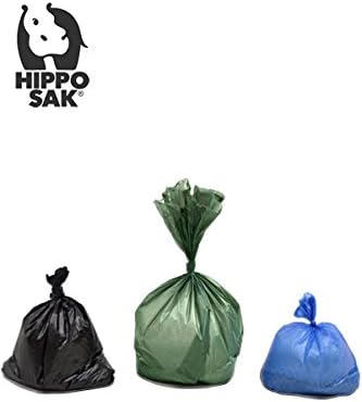 Hippo Sak® Extra Large Pet Poop Bags with Dispenser, 200 Count, for Large Dogs and Cat Litter Scooping (200)
