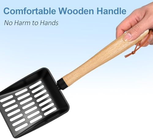 Cat Litter Scoop, Metal Litter Scoop, Long