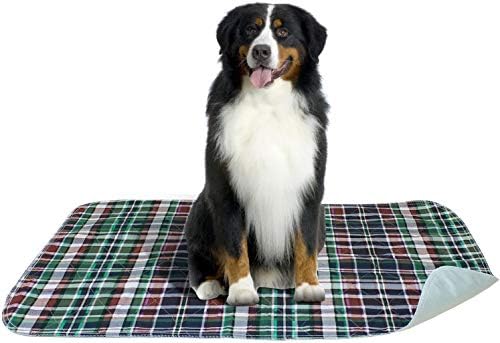 AMU Solutions 3 Pack - Stain Fighter Waterproof Reusable/Quilted Washable Large Dog/Puppy Training Travel Pee Pads Size 24 x 36