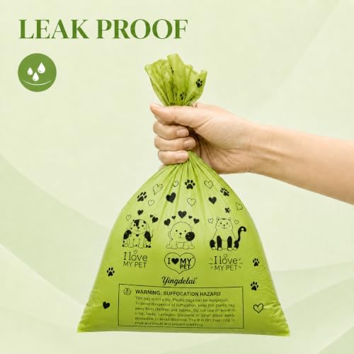 Dog Poop Bag Biodegradable 540 Count Dog Waste Bags with Dispenser Scented