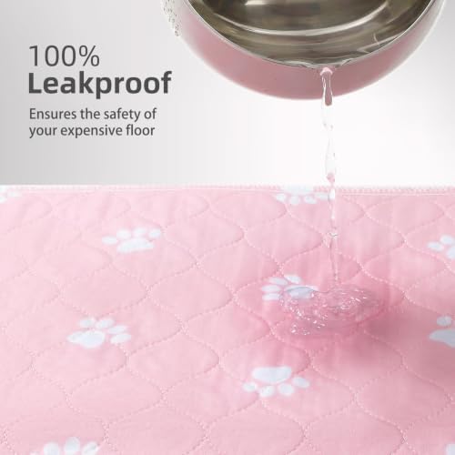 PUPTECK Washable Pee Pads for Dogs, Reusable Puppy Potty Training Mat