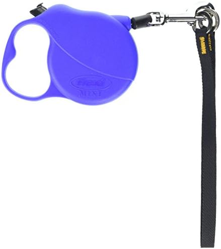 Flexi Basic Standard Cord Blue Mini Extra Small 3m Retractable Dog Leash/Lead for Dogs up to 8kgs/18lbs