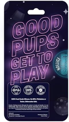 Pup Chew Toy - Bone - Human Grade Chew Toy - Human Pup Play - 100% Food Grade Silicone - (Galactic Green* Limited Edition)