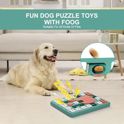 Dog Puzzle Toys, Treat Dispensing Dog Enrichment Toys for IQ Training and Brain Stimulation, Interactive Mentally Stimulating Toys as Gifts for Puppies, Cats, Dogs (L-Level 4)