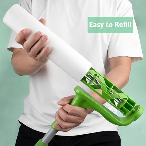 Mega Lint Roller Refills 10 inch Sticky Roller Refills for Evercare Smart Design Layers Leo Cleaning Floor Roller for Removing Pet Hair, 6 Pack Total 360 Sheets