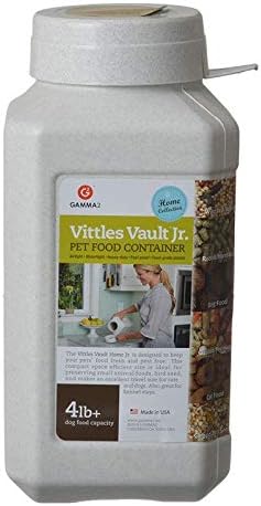 GAMMA Vittles Vault Airtight Pet Food Container | Holds 4-6lb, 5.5 x 5.5 x 11.25-inch size