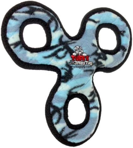 TUFFY® : 3Way Tug Dog Toy: Ultra Durable Plush Toy with Multiple Layers & Reinforced Seams, Washable and Floats, Original Construction