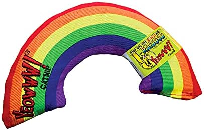 (2 Pack) Yeowww Catnip Toy, Rainbow 6"