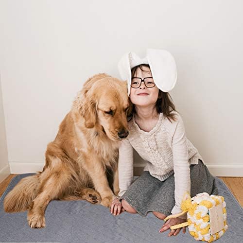 KOOLTAIL Washable Pee Pads for Dogs, 2 Packs Super Absorbent Leakproof & Non-Slip Dog Pee Pad Extra Large, Reusable Puppy Training Pads Waterproof, Pet Mat Rug for Whelping,Floor,Crate,Cats, 34"x36"