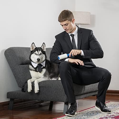 PetLovers Extra Sticky Lint Roller Mega Value Set 600 Sheets for Pet Hair Removal, Dog and Cat Lint Remover 6 Pack