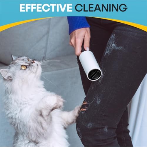 Dog Hair Lint Roller for Pet Fur Removal from Dogs Reusable Grooming Roller Removes Loose Hair Without Mess from Couch Clothes Furniture Easy to Use Pet Hair Remover 6 Pack