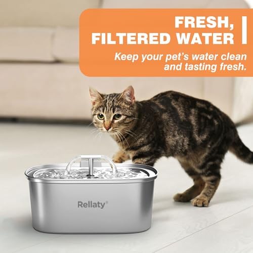 Rellaty Official Cat Water Fountain Filters Replacement