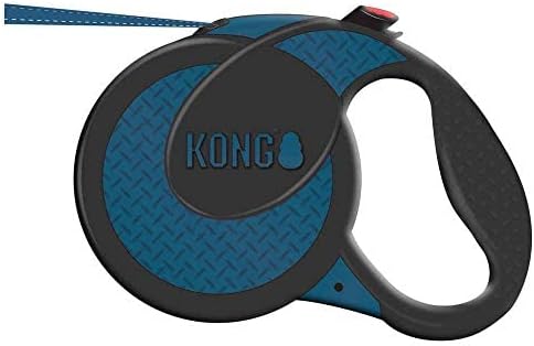 Kong Alcott Ultimate Retractable Dog Leash, Extra Large, Blue, 16' Long