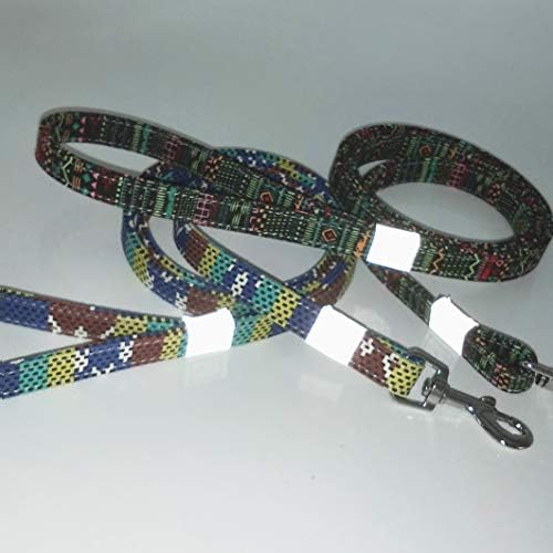 Customized Nylon Dog Collar, Personalized Dog Collar Engraved with Name and Phone Number,Adjustable ID Dog Collar with Quick-Release Buckle-(Strips-Pink,M)