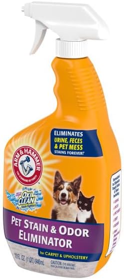 Arm & Hammer Pet Stain and Odor Eliminator Spray, 32 fl oz (Pack of 3)