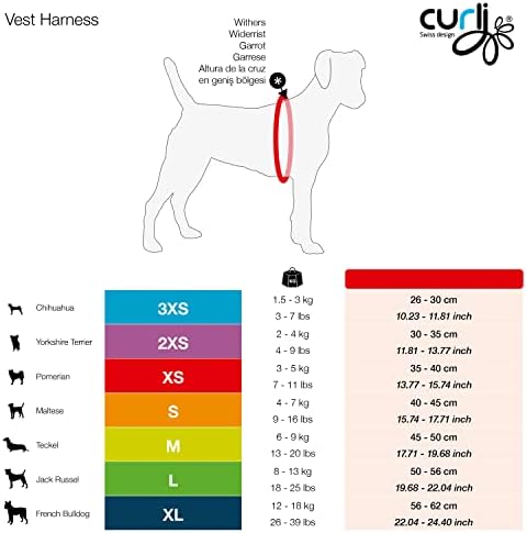 Curli Vest Harness Air-Mesh Skyblue S