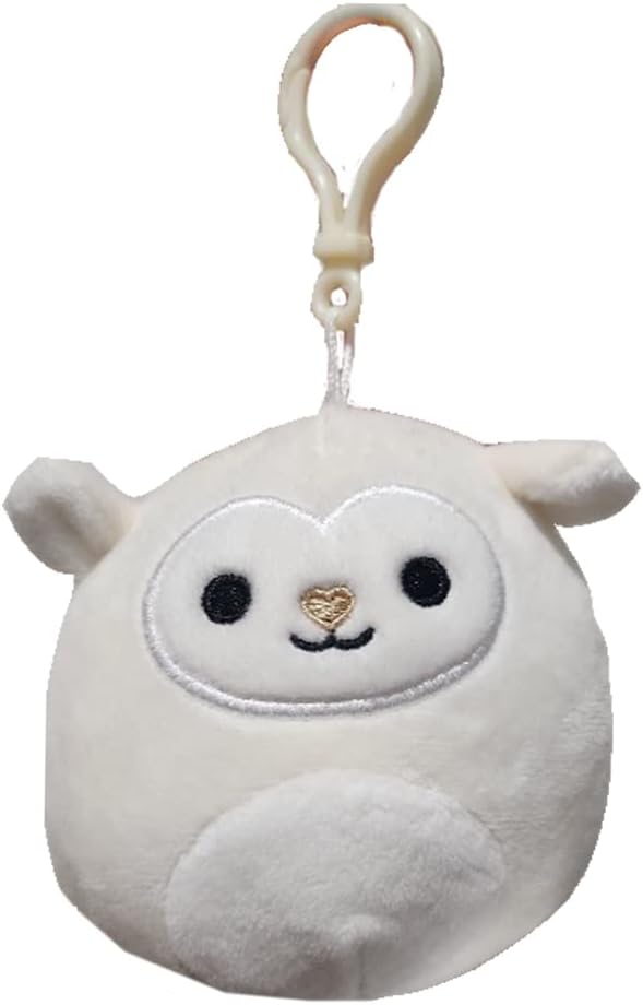 Squishmallow Official Kellytoy Collectible Plush Farm Squad Squishy Soft Animals Cows Pigs Chickens (White, Sophie Sheep Lamb, 3.5 Inch Clip)