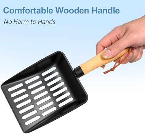 Cat Litter Scoop, Metal Litter Scoop, Short