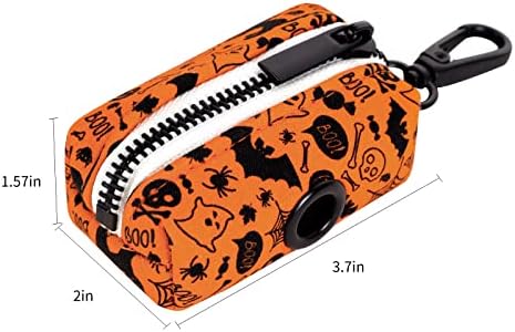 Lionet Paws Cute Dog Poop Bag Holder, Cotton Dogs Bags Dispenser, Matching Dog Collar