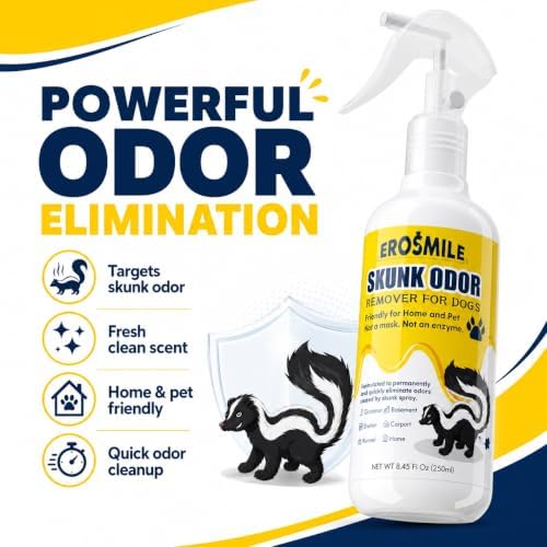 Skunk Odor Remover Spray for Pets, Clothing, Fabric & Home