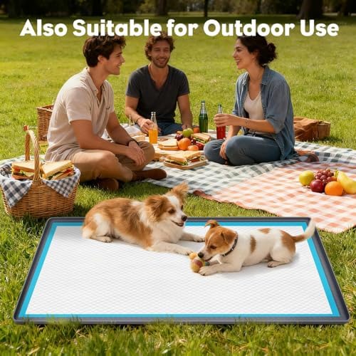 51" x26" Pee Pad Holder for Dogs Lanstics Puppy Pad Holder Grey