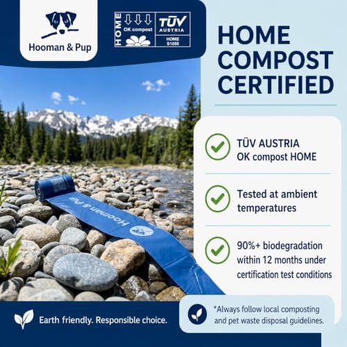 ACTUALLY EASY TO OPEN, 80 Large Dog Poop Bags + Dispenser
