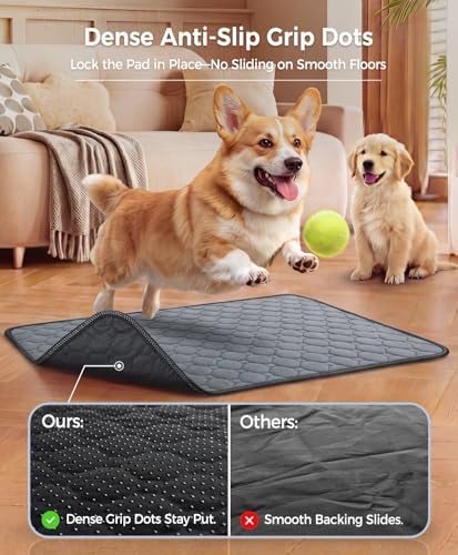 Doglike Washable Pee Pads for Dogs – Reusable Puppy Training Pads (2 Pack)