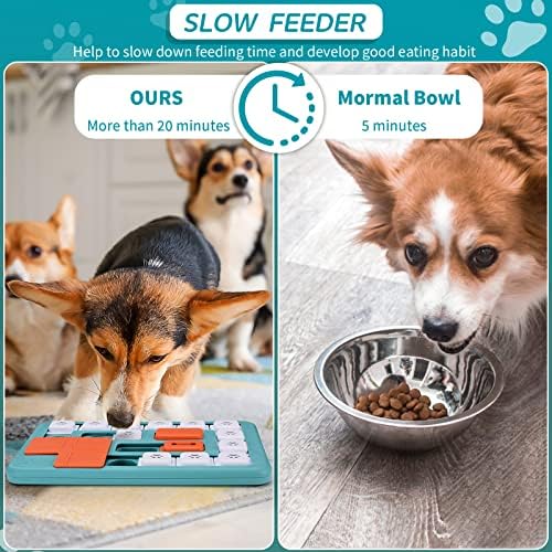 FOXMM Dog Puzzle Toys - Interactive IQ Training & Mental Stimulating Toys