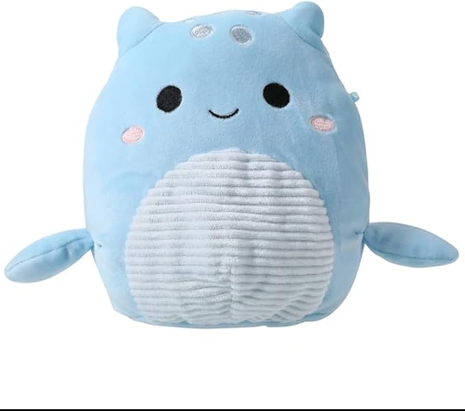Squishmallow Official Kellytoy Magical Fantasy Squad Squishy Soft Animals Choose Dragons Bigfoots Unicorns and More (Blue, Lune Sea Monster, 5 Inch)