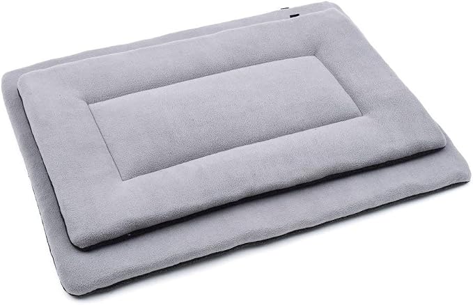 Pet Bed, Small Dog Bed 24 inch, Washable Flat Pet Bed, Reversible Crate Pad | Double sided dog mat, machine washable pet bed, dog beds for small dogs, flat dog bed, puppy bed