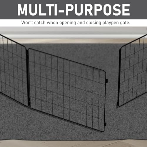 Dog Playpen Mat, Washable Pee Pads for Dogs 60” x 74”2Pack