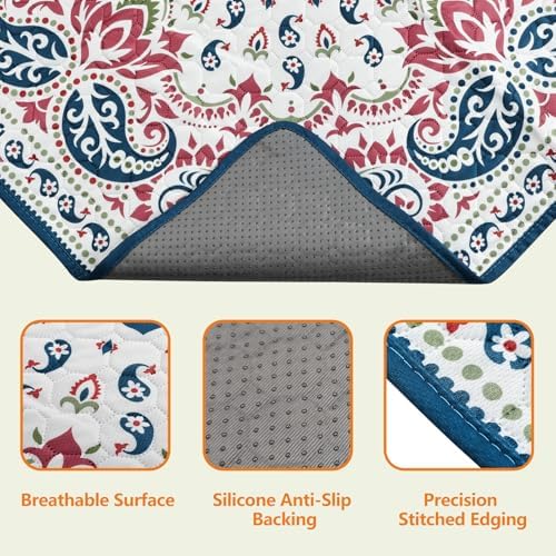 Mozin Washable Pee Pads for Dogs, 2 Pack Super Absorbent Reusable Puppy Pads Waterproof, Leak-Proof & Non-Slip Whelping Pad for Potty Training, Playpens, Crates, Floors, Beds, and Couches 31"x36"