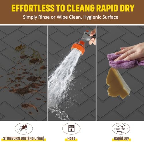 Washable Pee Pads for Dogs, 60" x 37" Extra Large Reusable Dog Pee Pad, Heavy Duty Waterproof TPE Puppy Training Pad for Large Dogs, Non Slip Leakproof Pet Mat for Crate, Floor & Car Boot Liner