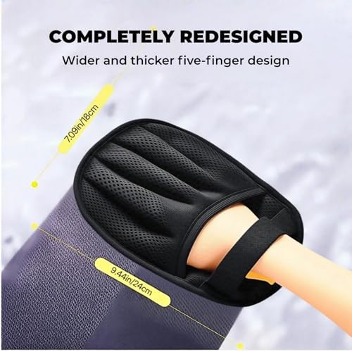 Electrostatic Pet Hair Removal Glove Magic Brush for Dogs & Cats
