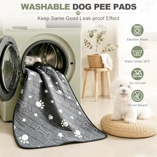 Washable Dog Pee Pads, Waterproof Training Mat,Medium