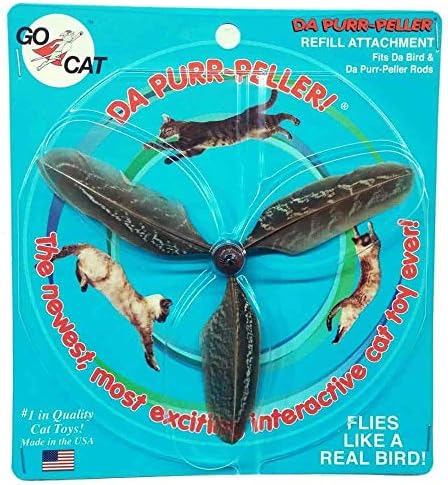 Go Cat Da Purr-Peller Teaser Wand Lure Attachment Refill