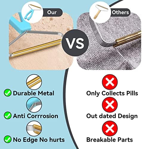 Carpet Rake, Lint Remover, Pet Hair Remover for Dog Cat Fur & Carpets